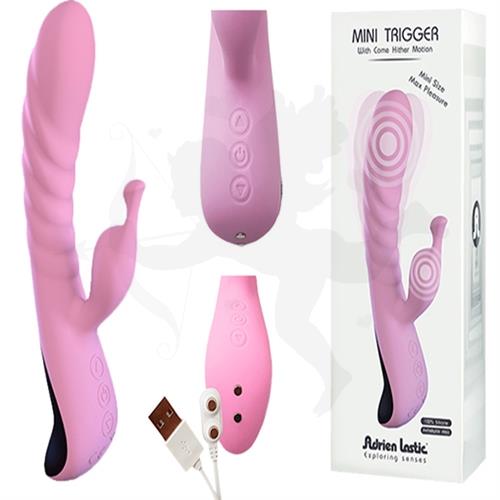 Vibrador con moviento estimulador del punto g y carga usb